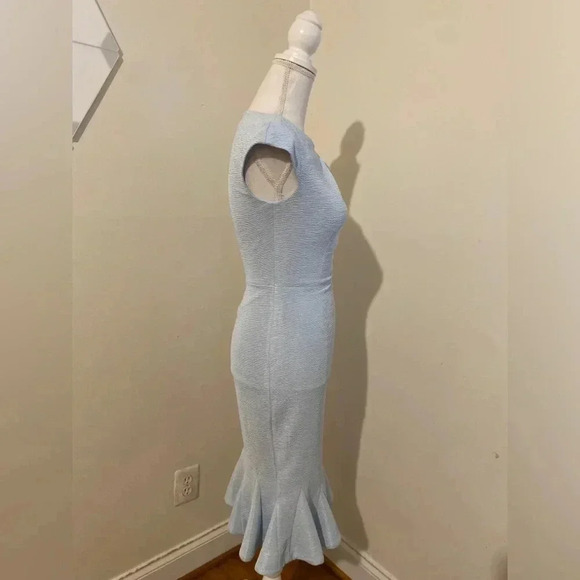 Ted Baker Ibbie Icy Blue Dress Size 2 NWOT - Picture 7 of 10